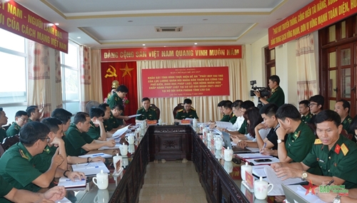 Vụ Pháp chế Bộ Quốc phòng khảo sát Đề án 1371 tại Bộ đội Biên phòng tỉnh Lào Cai